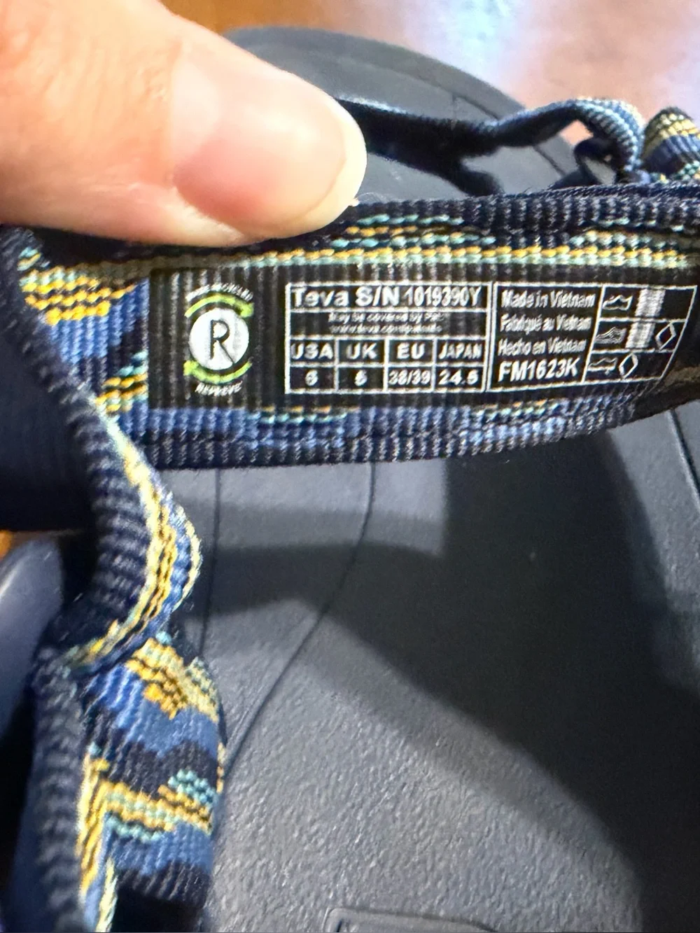 Unisex Teva Youth Big Kid Size 6 Hurricane Xlt 2 Sandal Kishi Dark Blue